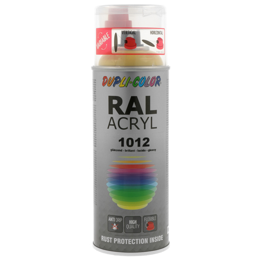 Dupli Color RAL-Acryl-Spray glz 400 ml 556272 RAL 1012 zitrogelb